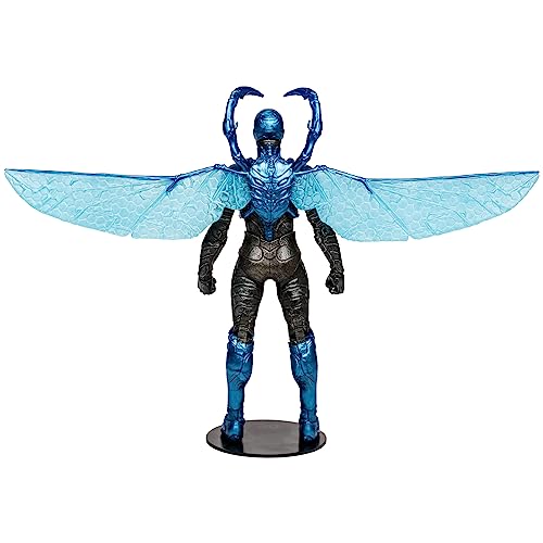 McFarlane DC Multiverse Blue Beetle Battle Mode - Unleash the Power of Jaime Reyes with this 7-Inch Action Figure Inspired by the Blue Beetle Movie!