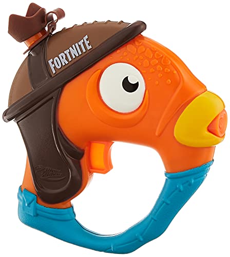 Nerf Super Soaker Fortnite Fishstick Water Blaster -- Fortnite Fishstick Character Design -- Easy-To-Carry Micro Size -- For Kids, Youth, Adults