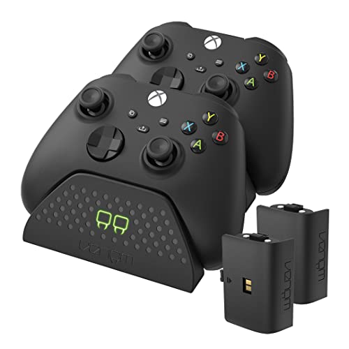 Venom Twin Charging Dock with 2 x Rechargeable Battery Packs - Black (Xbox Series X & S/Xbox One)