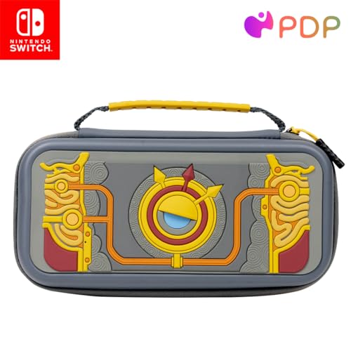 PDP Travel Case Plus GLOW for Nintendo Switch/Switch Lite/Switch OLED: Legend of Zelda Tears of the Kingdom Purah Pad 3D