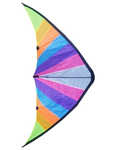 Stunt Kite - 160 x 80 cm Dual Line Kite - Vibrant and vivid colours - Stunt Kites for Outdoor Fun - Dual Line Stunt Kites - Popular entry-level stunt kite