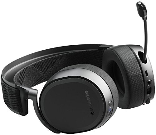 SteelSeries Arctis Pro Wireless - Gaming Headset - Hi-Res Speaker Drivers - Dual Wireless (2.4G & Bluetooth) - Dual Battery System - For PC, PS5 and PS4 - Black