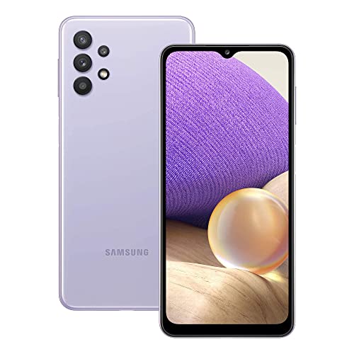 Samsung Galaxy A32, 5G SIM Free Android Smartphone - Awesome Violet (UK Version) (Renewed)