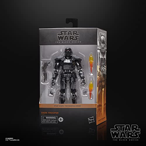 Hasbro F40665L0 Star Wars The Black Series Dark Trooper-15 cm, Multicolour