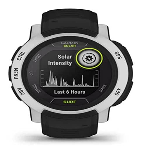 Garmin Instinct 2 SOLAR SURF, Rugged Surf Smartwatch with Tide Data, Dedicated Surfing Activity Features and Solar Charging, Bells Beach