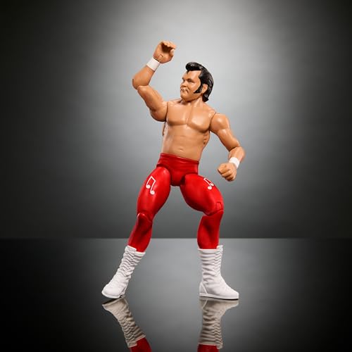 Mattel WWE Action Figure, 6-inch Collectible Honky Tonk Man with 10 Articulation Points & Life-Like Look