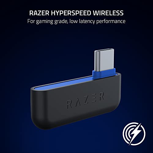 Razer Kaira Pro HyperSpeed - Wireless Multi-Platform Gaming Headset with Haptics for Playstation 5 (HyperSpeed Wireless, HyperSense Haptics, TriForce Titanium 50 mm Drivers) Black-White