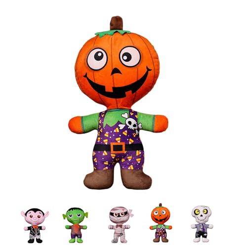 Aisszhao Halloween Stuffed Doll,30cm Pumpkin Man Monster Plush Pillow Doll Halloween Dolls Plush Doll,Scary Role Plushie Super Soft Cartoon Character Pillow, Stuffed Toys for Kids Birthday