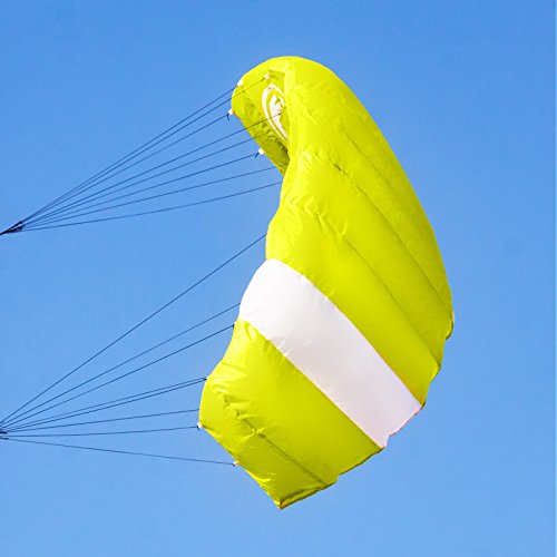 Skymonkey Airtwister 1.3 parafoil with flight straps Ready 2 Fly- 130 cm [green-yellow]