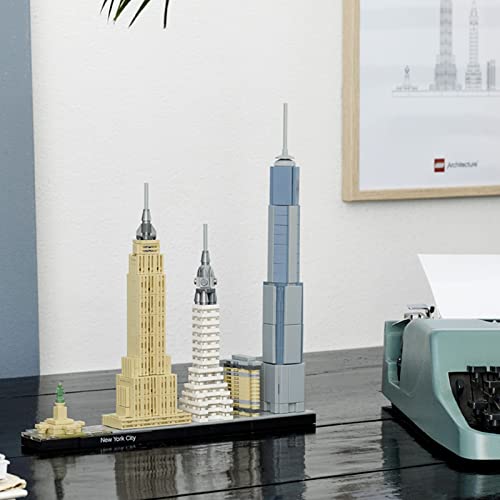 LEGO 21028 Architecture New York City Skyline, Collectible Model Kit for Adults to Build, Creative Activity, Home Decor Gift Idea for Men, Women, Husband, Wife, Him or her