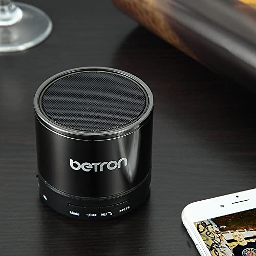 Betron KBS08 Bluetooth Speaker, Wireless, Portable, Mini, Titanium