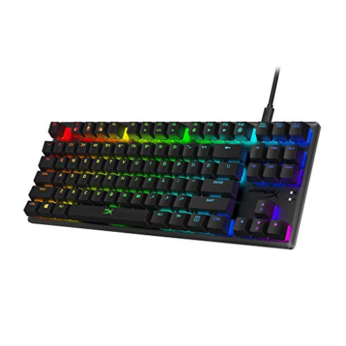 HyperX Alloy Origins Core – RGB Gaming Mechanical Keyboard, Tenkeyless, HyperX Red switches (US layout)