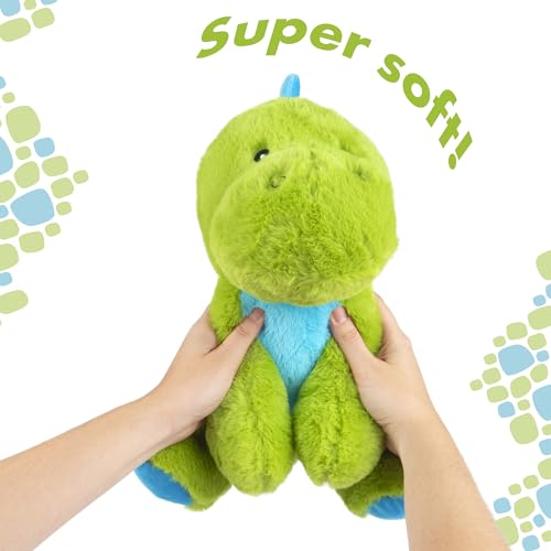 abeec Cute Teddy Dinosaur Plush Toy - Cuddly Stuffed Animal For Kids - Soft And Huggable Dinosaur Plush Toy For Dinosaur Lovers - Dinosaur Toys Big Animal Plush