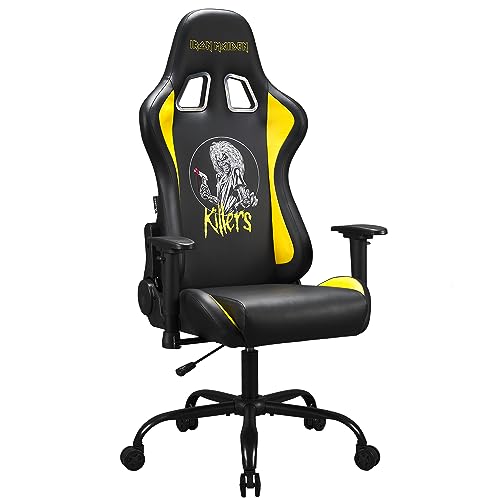 Iron Maiden - Official Ergonomic Gamer Chair Adjustable Back and Armrests - Officially licensed adult gaming chair