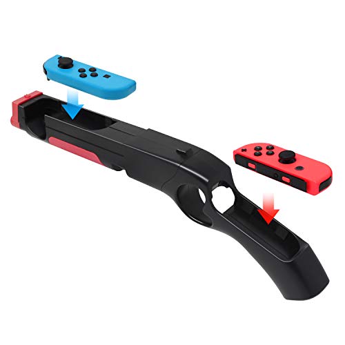 FASTSNAIL Shooting Gun Compatible with Nintendo Switch/Switch OLED, Replacement for Joy-Con Gun Controller Game Gun Hand Grips Compatible with Nintendo Switch Joycons/Switch OLED