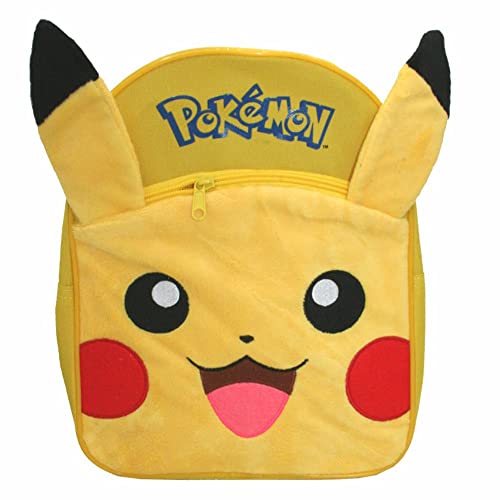 Official Pokemon Pikachu Plush 3D with Use Front Pocket Backpack New