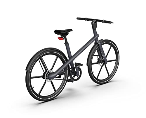 Honbike U4 E-Bike (DE) 27.5 Inch Electric Bike with 250W Rear Hub Motor & Carbon Belt Drive (Max. 25km/h, up to 100km Range, Disc Brakes, 4 Riding Modes, IPX6, LCD Display, App) Black