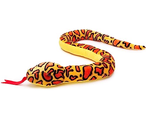 Toyland® 170cm (5.5ft) Giant Two-Toned Plush Snake - 5 Assorted Designs - Children's Soft Toys