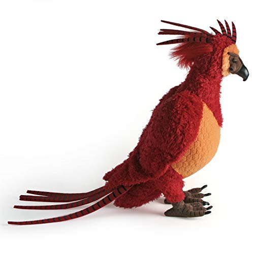 The Noble Collection Harry Potter Fawkes Collector's Plush - Officially Licensed 14in (35cm) Red & Gold Phoenix Plush Toy Dolls Gifts