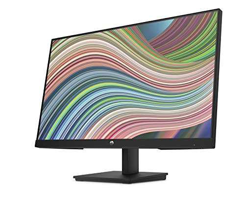 HP 24 Inch FHD Monitor - V24ie G5, Full HD IPS, 75hz Refresh Rate, 1x HDMI, 1 x VGA, 1 x DisplayPort 1.2, Low Blue Light Mode, Anti-glare, Tilt Adjustment, VESA Mountable, Black