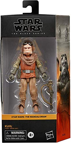 Star Wars The Black Series Kuiil Toy 15 cm Scale The Mandalorian Collectible Action Figure, Toys For Kids Ages 4 and Up