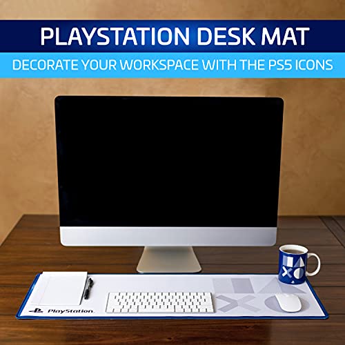 Paladone Playstation 5th Gen Icons Desk Mat | Gaming Office Décor | Officially Licensed Merchandise