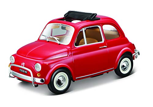 Bburago B18-22099 Fiat 1:24 1968 500L, Assorted Colours