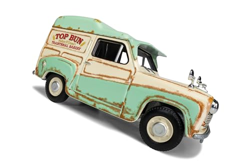 Corgi Hornby Hobbies LTD Cc80505 Wallace and Gromit Austin A35 Van Collection-Cheese Please, Top Bun, Spick and Spanmobile Tv Film Licensed Die-Cast Model, Multi, 1:43 Scale