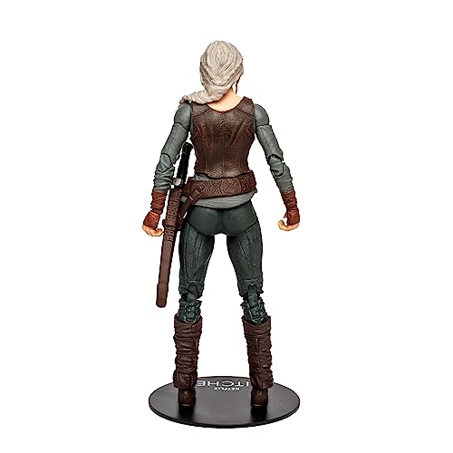 McFarlane Toys, The Witcher Ciri & Geralt of Rivia (Season 3) 7in Action Figure 2pk, Ages 12+