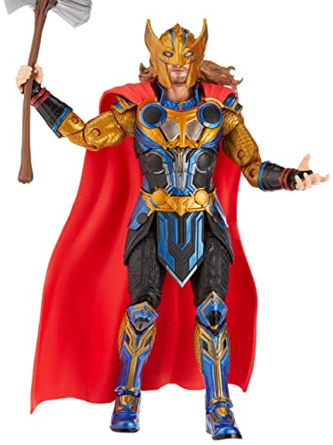 Marvel Hasbro Legends Thor: Love and Thunder Thor Action Figure 15-cm Collectible Toy, 3 Accessories, Multicolor,F1045