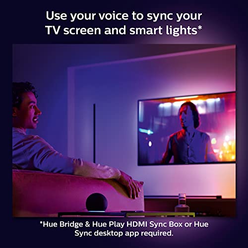 Philips Hue NEW Gradient Tube [Small - White] Smart Light for Syncing with Entertainment and Media, With Bluetooth. Works with Alexa, Google Assistant and Apple Homekit