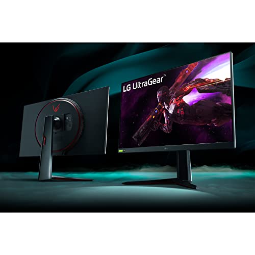 LG UltraGear Monitor 32GP850-, 31.5-inch, Nano IPS Display, 165Hz (O/C 180Hz), 1ms (GtG), 2560 x 1440 px, DCI-P3 98% (Typ.), HDR10, AMD FreeSync Premium, Nvidia G-Sync compatible, Stylish Design