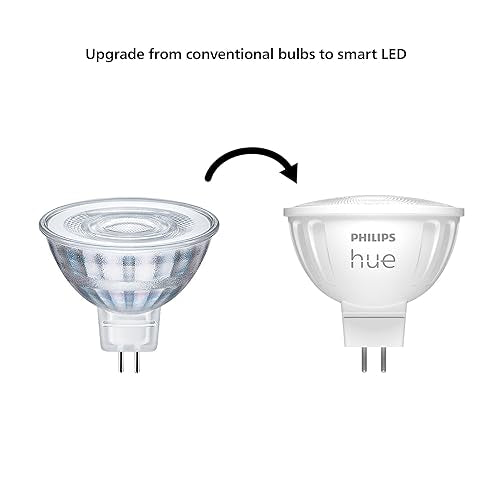 Philips Hue LED Smart Light spot - warm to cool white light - 2 pack - MR16