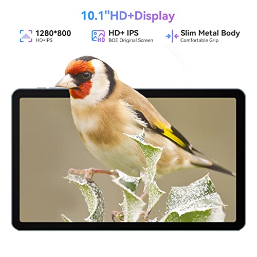 Blackview 10 Inch Tablet Tab8 WIFI Tablet, 7GB+64GB /1TB, Android 12 Tablets, WIFI 6, Google GMS Android Tablets, 13MP+8MP Camera, 6580mAh, 10W Fast Charging, Bluetooth 5.0, 2 Years Warranty - Blue