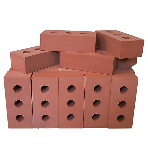 Bluecaps 30-Piece Foam Builder's Brick Set For Kids - Build Imagination, Skills & Strength Through Indoor/Outdoor Play