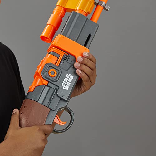 NERF Star Wars Amban Phase-Pulse Blaster, The Mandalorian, Scope, 10 Official Elite Darts, Breech Load, 50.25 Inches Long