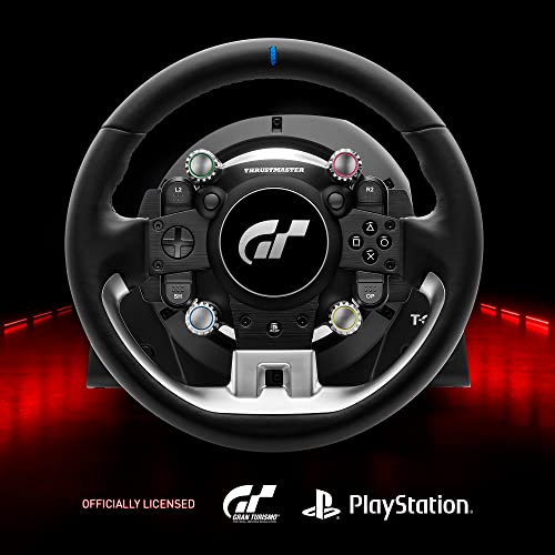 Thrustmaster T-GT II Pack - Wheelbase and Steering Wheel - Officially licensed for both PlayStation 5 and Gran Turismo - PS5 / PS4 /Windows