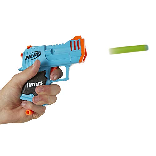 Fortnite Micro HC-R Nerf MicroShots Dart-Firing Toy Blaster and 2 Official Nerf Elite Darts For Kids, Teens, Adults