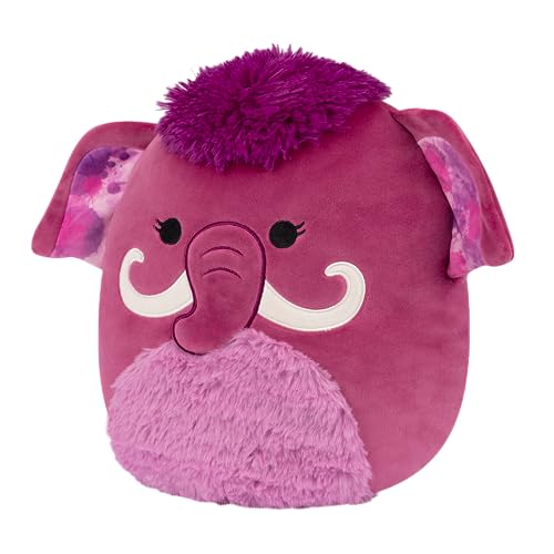 Squishmallows SQCR04576 12" Magenta, Magdalena-Woolly Mammoth