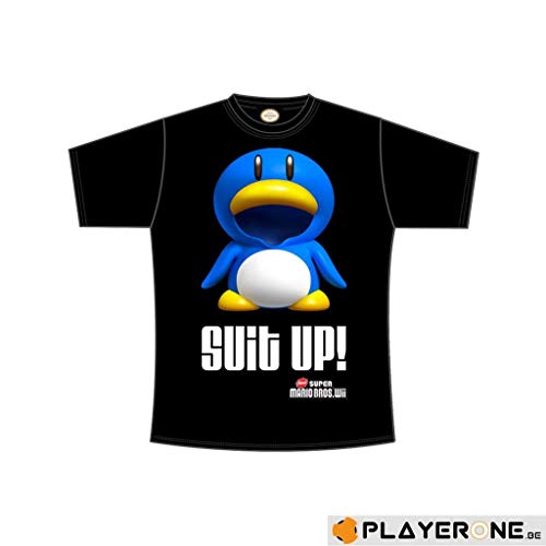 Nintendo Men's Suit UP T-Shirt, Black, Large