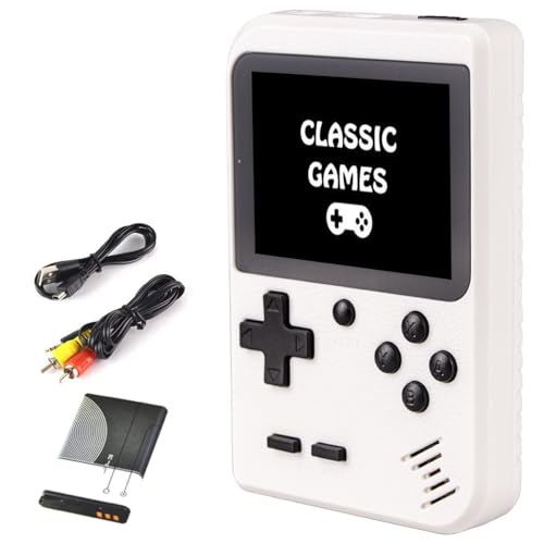 Kids Mini Handheld Video Game Console with 400 Retro Classical FC Game for Boy Girl, 2.8 Inch, Rechargeable Battery, Christmas Birthday Gift Present for Adult Kids