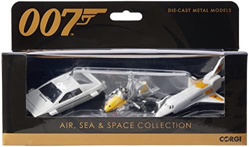 Corgi TY99283 James Bond Collection (Space Shuttle, Little Nellie, Lotus Esprit),White