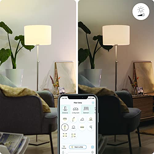 WiZ Colour Imageo Smart Connected WiFi Ceiling Light Spot Fixture. [1 Spot - Black] App Control for Indoor Home Lighting, Livingroom and Bedroom