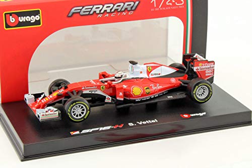 Bburago Ferrari 988 # 5 – sf16-h F1 – Vettel 2016 – Special Edition – 1: 43 Scale – Red