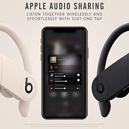 Beats Powerbeats Pro Wireless Earphones - Apple H1 Headphone Chip, Class 1 Bluetooth, 9 Hours Of Listening Time, Sweat Resistant Earbuds, Built-in Microphone - Ivory