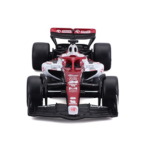 Bburago B18-38067Z Formula 1 ALFA Romeo F1 Team ORLEN C42 (2022) ZHOU 1:43 Scale Die-Cast Collectible Race Car, Assorted Colours