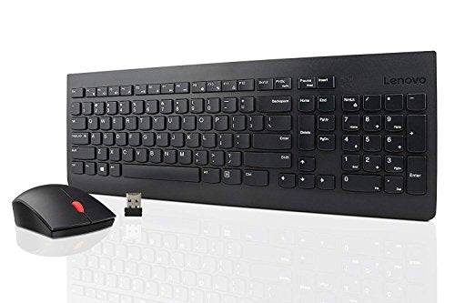 Lenovo 4X30M39496 Essential Wireless Keyboard and Mouse Combo - Black