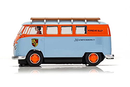 Scalextric C4217 VW T1b Microbus - ROFGO Gulf Collection - JW Automotive, Orange/Blue