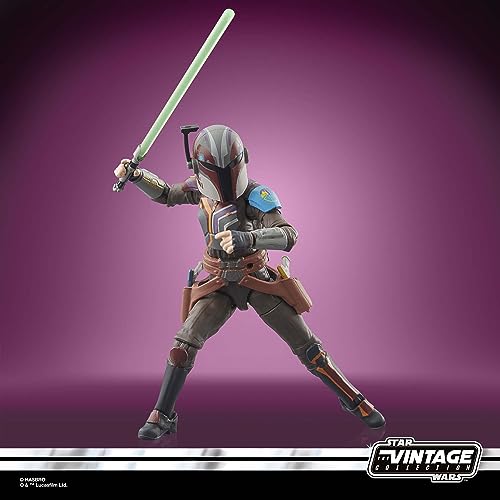 Star Wars The Vintage Collection Sabine Wren, Star Wars: Ahsoka Deluxe Collectible 3.75” Figures