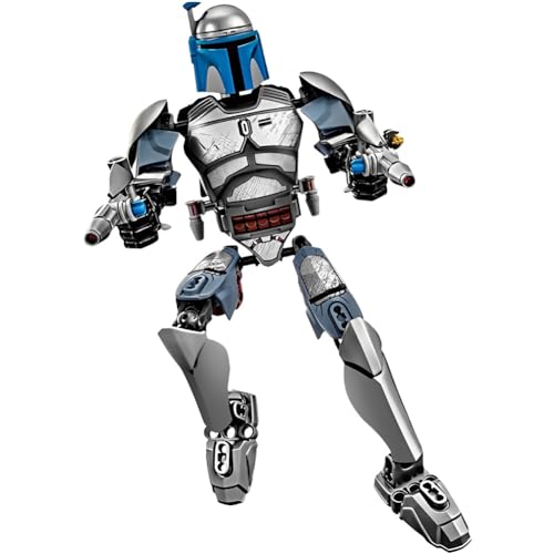 BSNRDX Anime Jango Fett Action Figure, 26 CM Jango Fett Figure, Movie Figures Anime Jango Fett Toy Collection Gift Collectible Model Decoration for Kids Ages 4 and Up
